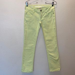 Mossimo Supply Co yellow skinny jeans 3 fit 6